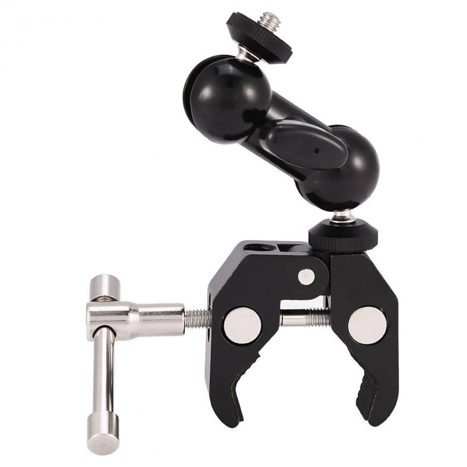 Myxl Multifunctionele 14 Schroef Bal Hoofd Adapter Arm Mount Met Verstelbare Klem Accessoire Voor Camera myxl kopen in de aanbieding Myxl Multifunctionele 14 Schroef Bal Hoofd Adapter Arm Mount Met Verstelbare Klem Accessoire Voor Camera myxl kopen in de aanbieding