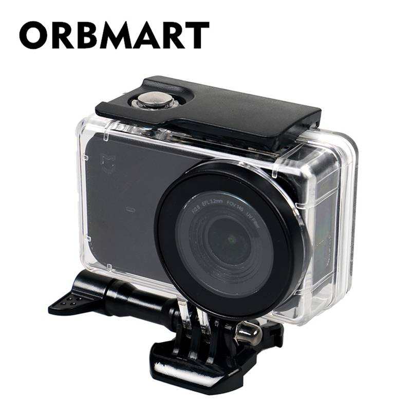 Myxl Orbmart 45 M Duiken Waterdichte Case Cover Xiaomi Mijia Mini 4 K Sport Action Camera Accessoire myxl kopen in de aanbieding Myxl Orbmart 45 M Duiken Waterdichte Case Cover Xiaomi Mijia Mini 4 K Sport Action Camera Accessoire myxl kopen in de aanbieding