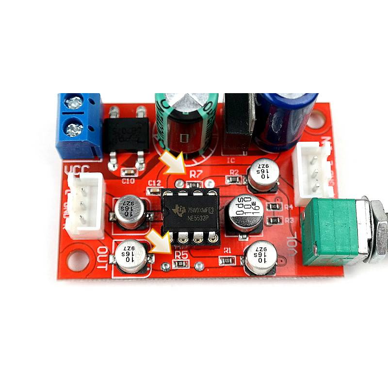 Myxl Aiyima Ne5532 Op Amp Voorversterker Board Met Volume Potentiometer myxl kopen in de aanbieding