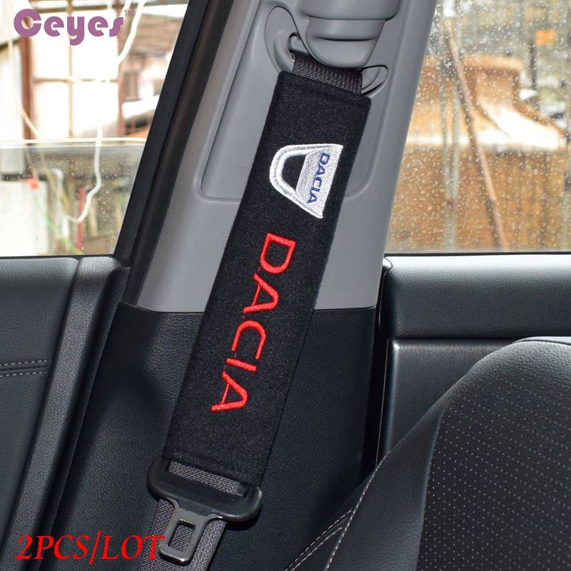 Myxl Seat Belt Cover Auto Styling Case Voor Dacia Duster Logan Sandero Lodgy Stepway Mcv 2 Accessoires Katoen 2 Stkspartij myxl kopen in de aanbieding