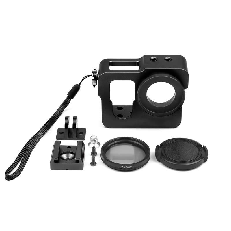 Myxl Schieten Aluminium Beschermende Frame Case Voor Gopro Hero 4 Silver Zwart Camera Met Go Pro Uv Filter Lens Cap Behuizing Accessoire myxl kopen in de aanbieding Myxl Schieten Aluminium Beschermende Frame Case Voor Gopro Hero 4 Silver Zwart Camera Met Go Pro Uv Filter Lens Cap Behuizing Accessoire myxl kopen in de aanbieding