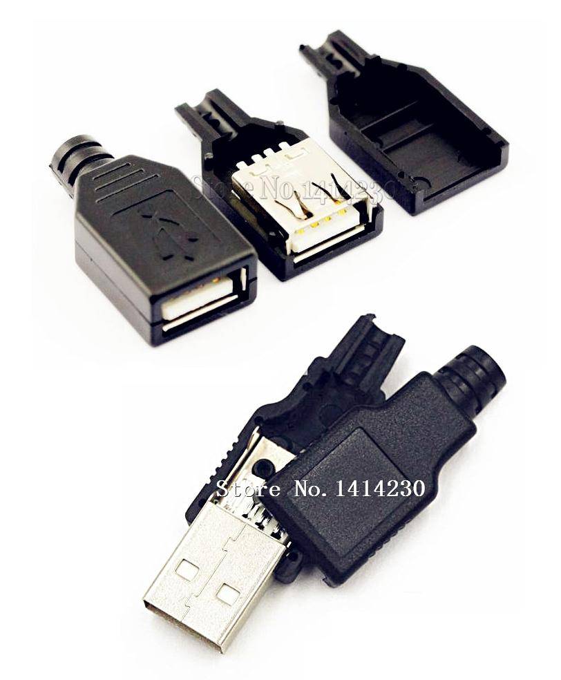 Myxl 10 Stks Type Een Vrouwelijke En Mannelijke Usb 4 Pin Plug Socket Connector Met Zwarte Plastic Cover 5 5 myxl kopen in de aanbieding Myxl 10 Stks Type Een Vrouwelijke En Mannelijke Usb 4 Pin Plug Socket Connector Met Zwarte Plastic Cover 5 5 myxl kopen in de aanbieding