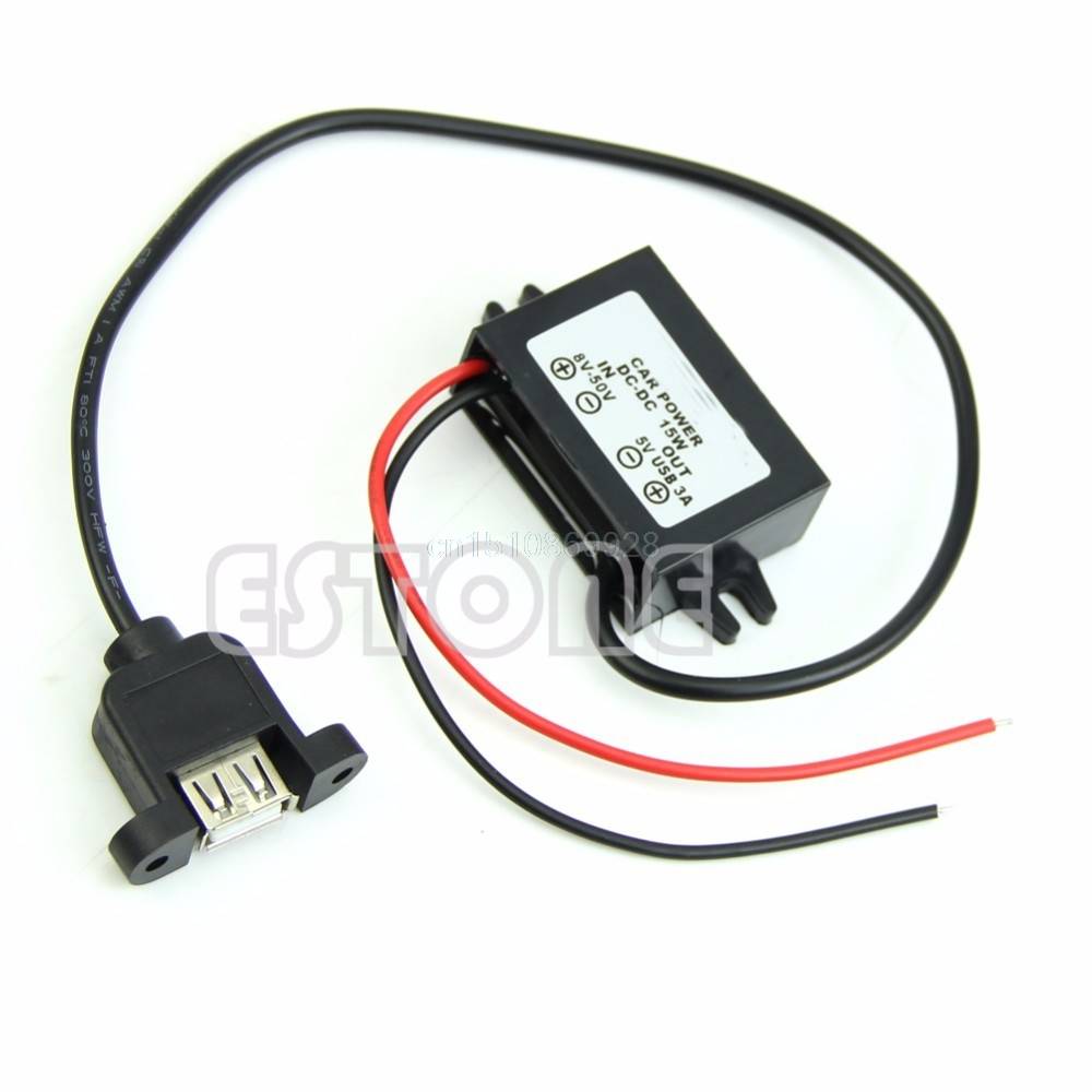 Myxl Dc Dc 8 50 V Naar 5 V 3A 15 W Usb Output Buck Converter Step Down Power Module myxl kopen in de aanbieding