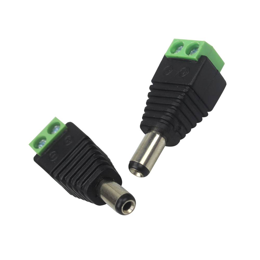 Myxl 10 Stkspartij 55X21Mm Dc Man Jack Connector Plug Dc Male Adapter Voor Cctv Camera myxl kopen in de aanbieding
