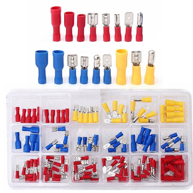 Myxl 120 Stkspartijgeisoleerde Elektrische Crimp Connector Draad Terminals Diverse Kit 22 10Awg Rood Blauw Geel Voor Cars Accessoires myxl kopen in de aanbieding Myxl 120 Stkspartijgeisoleerde Elektrische Crimp Connector Draad Terminals Diverse Kit 22 10Awg Rood Blauw Geel Voor Cars Accessoires myxl kopen in de aanbieding