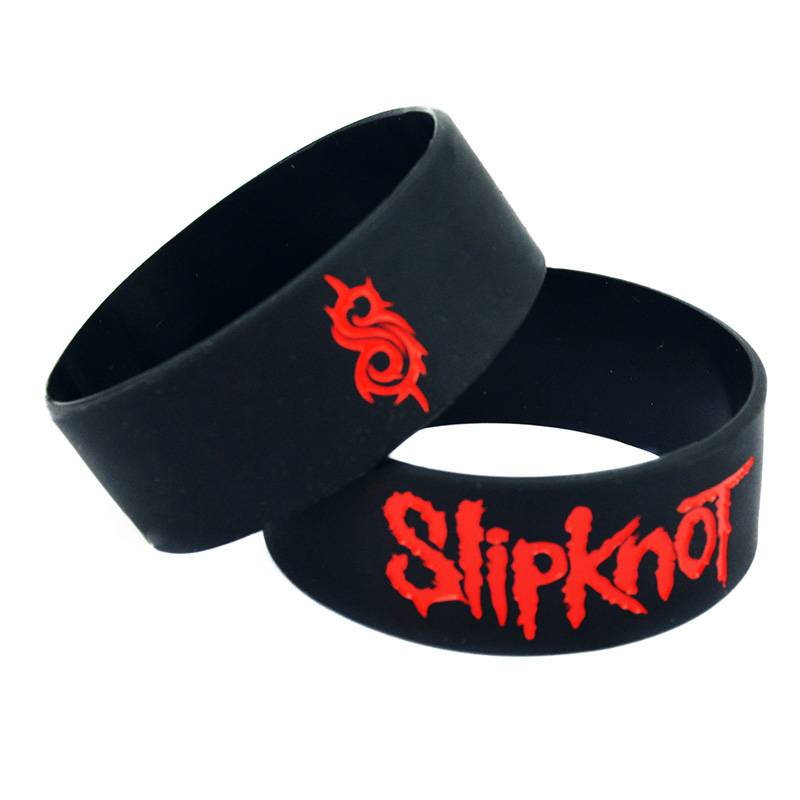 JEPHNE 1 ST Slipknot Polsband Rubber Siliconen Armband Manchet Punk
