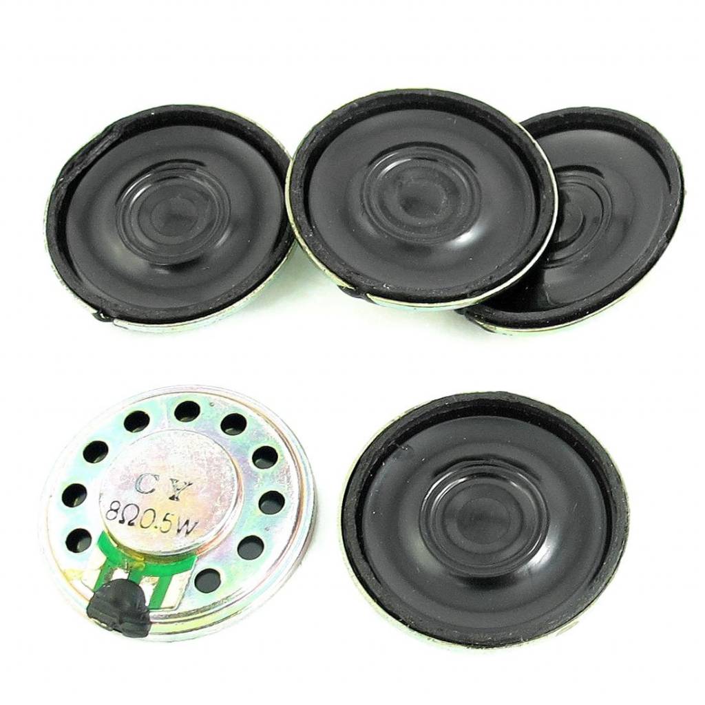 Myxl 5 Stks 05 W 8 Ohm 28Mm Diameter Ronde Magneet Speaker Luidspreker Hoorn myxl kopen in de aanbieding