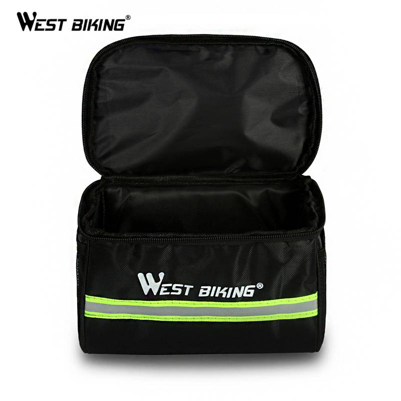 Myxl West Fietsen Bike Bag Fiets Voor Reflecterende Mtb Mand Pannier Frame Tube Stuurtas myxl kopen in de aanbieding