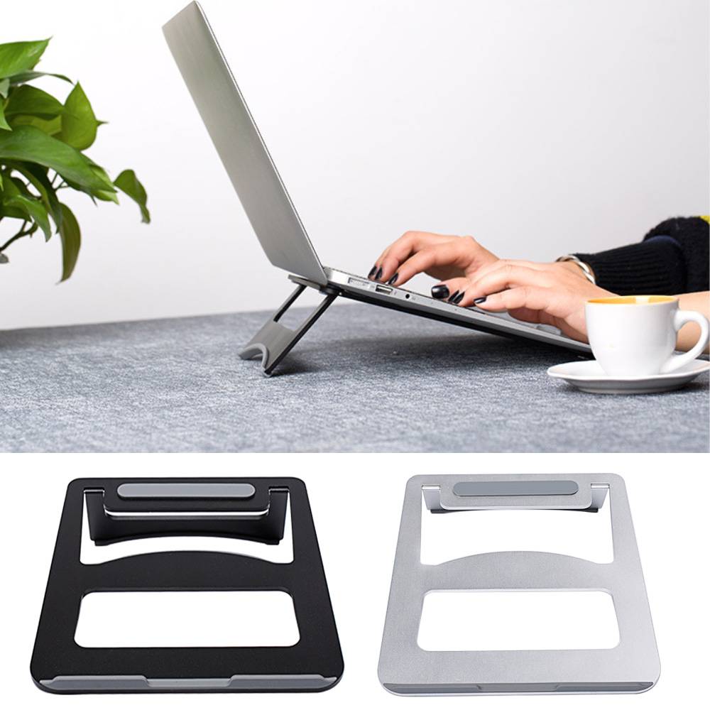 Myxl Draagbare Vouwen Aluminium Notebook Laptop Cooling Pad Holder Asus Lenovo Samsung Apple Macbook Pro Air Besegad myxl kopen in de aanbieding