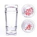 Double-ended Clear Jelly Siliconen Stamper met Schraper 2.2 cm 2.7 cm Stamper Hoofd Stempelen Nail Art Tool Set <br />
 Born Pretty