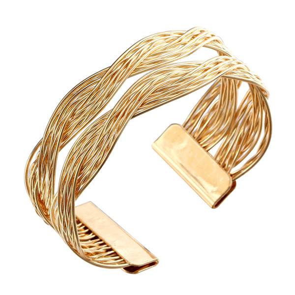 Myxl Mode Sieraden Groothandel Legering Goudzilver Kleur Twisted Metal Rotan Vrouwen Brede Armband Bangles Verstelbare Hesiod myxl kopen in de aanbieding Myxl Mode Sieraden Groothandel Legering Goudzilver Kleur Twisted Metal Rotan Vrouwen Brede Armband Bangles Verstelbare Hesiod myxl kopen in de aanbieding