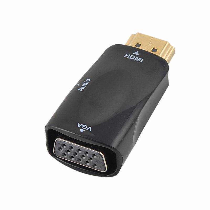 Hdmi Naar Vga Adapter Met Audio Kabel Man Vrouw 1080 P Voor Pchdtv Dvd Myxl myxl kopen in de aanbieding