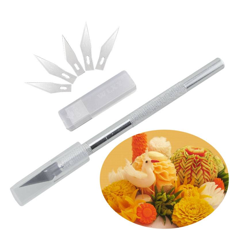 Myxl 6 Stks Blades Antislip Metalen Scalpel Cake Fruit Graveren Craft Messen Cutter Afneembare Blade Carving Decorating Gereedschap Kit Houseeker myxl kopen in de aanbieding Myxl 6 Stks Blades Antislip Metalen Scalpel Cake Fruit Graveren Craft Messen Cutter Afneembare Blade Carving Decorating Gereedschap Kit Houseeker myxl kopen in de aanbieding