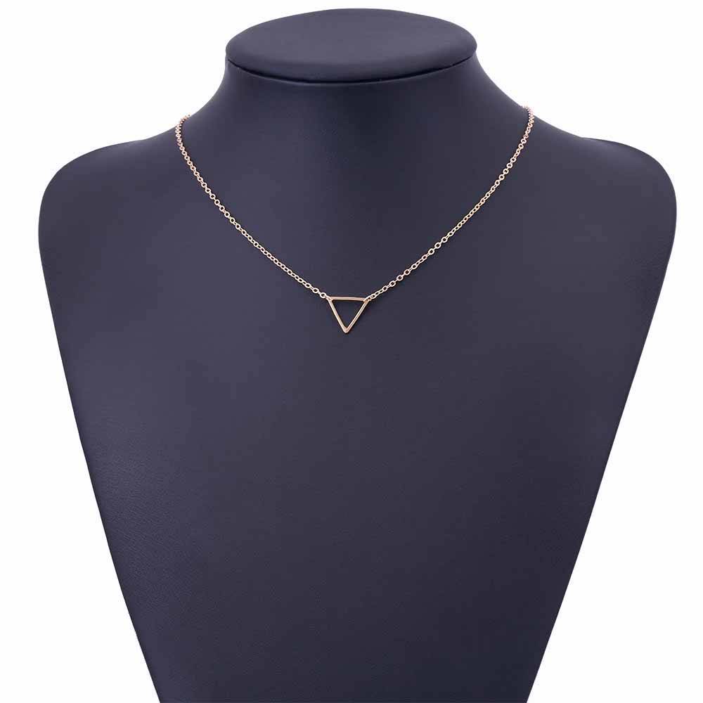 Myxl Tomtosheenvoudige Kettingen Driehoek Ketting Delicate Minimal Voor Vrouwen Charme myxl kopen in de aanbieding