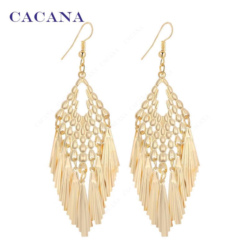 Myxl Cacana Dangle Lange Oorbellen Voor Vrouwen Kwastje Rok Stijl Top Kwaliteit Bijouteriekoop Geen A620A621 myxl kopen in de aanbieding