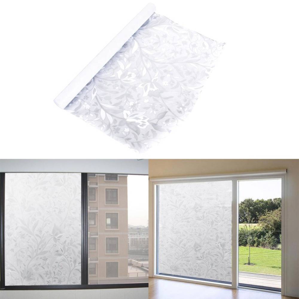 Myxl Handig 45X100 Cm Privacy Statische Verwijderbare Glas Streep Frosted Bloem Thuiskantoor Venster Film Zelfklevende Decoratieve Films myxl kopen in de aanbieding Myxl Handig 45X100 Cm Privacy Statische Verwijderbare Glas Streep Frosted Bloem Thuiskantoor Venster Film Zelfklevende Decoratieve Films myxl kopen in de aanbieding