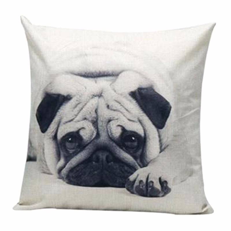 Myxl Mode 1 Stks Greyzwart Leuke En Mooie Pug Hond Kussensloop Kussen Decal Linnen Blend Metereial myxl kopen in de aanbieding Myxl Mode 1 Stks Greyzwart Leuke En Mooie Pug Hond Kussensloop Kussen Decal Linnen Blend Metereial myxl kopen in de aanbieding