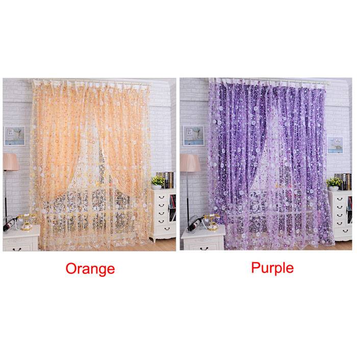 Myxl Quneed Decoratieve Gordijnenprint Bloemen Voile Deur Pure Gordijnen Kamer Gordijn Divider 100X200 Cm Paarse myxl kopen in de aanbieding Myxl Quneed Decoratieve Gordijnenprint Bloemen Voile Deur Pure Gordijnen Kamer Gordijn Divider 100X200 Cm Paarse myxl kopen in de aanbieding