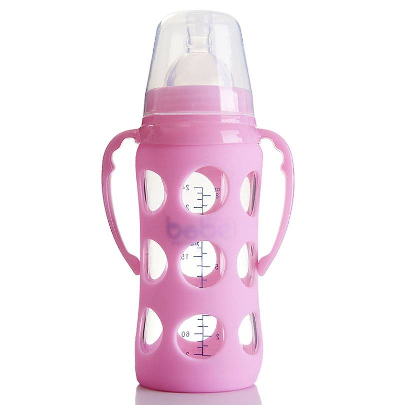 Myxl 240 Ml Baby Siliconen Glas Melk Zuigfles Breedte Mond Passen Water Cup Hand Houder Shatter Proof Flessen Kerst myxl kopen in de aanbieding Myxl 240 Ml Baby Siliconen Glas Melk Zuigfles Breedte Mond Passen Water Cup Hand Houder Shatter Proof Flessen Kerst myxl kopen in de aanbieding