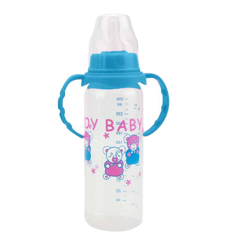 Myxl Pasgeboren Baby Zuigfles Roze Blauw Babyvoeding Water Standaard Kaliber Pp Fles Pl2 myxl kopen in de aanbieding