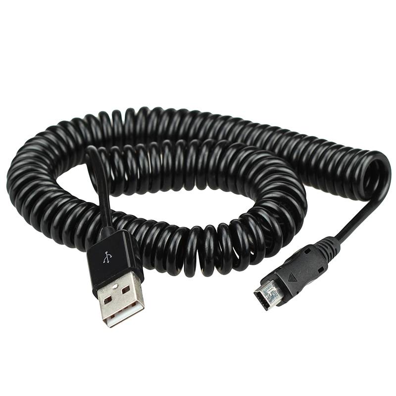 Myxl 2 M Elleboog Lente Coiled Usb 20 Man Mini 5Pin Data Sync Charger Kabel myxl kopen in de aanbieding Myxl 2 M Elleboog Lente Coiled Usb 20 Man Mini 5Pin Data Sync Charger Kabel myxl kopen in de aanbieding
