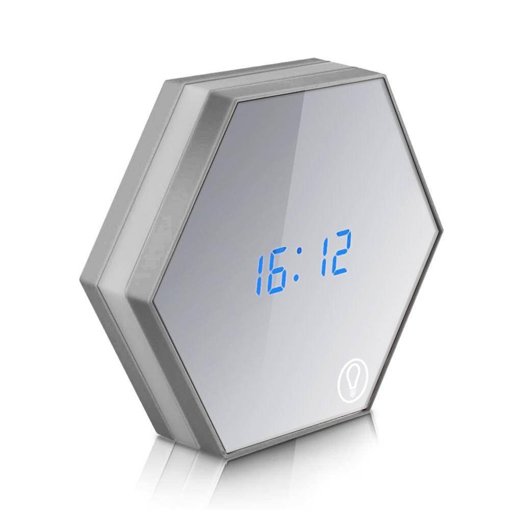 Myxl Led Digitale Wekker Nachtlampje Temperatuur Touch Sensing Display Spiegel Make Tafellamp Zeshoekige Reizen Klokken myxl kopen in de aanbieding Myxl Led Digitale Wekker Nachtlampje Temperatuur Touch Sensing Display Spiegel Make Tafellamp Zeshoekige Reizen Klokken myxl kopen in de aanbieding