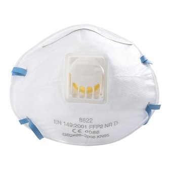 10st Disposable FFP2 Comfort Valved Dust Mask PM2.5 Ademhalingstoestelmasker Mondkapjes Stofmaskers