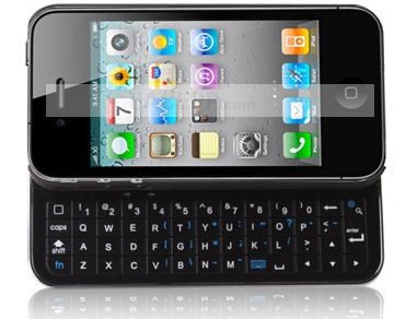 Slide Toetsenbord Met Verlichting Zwart Voor De Iphone 44S huismerk kopen in de aanbieding