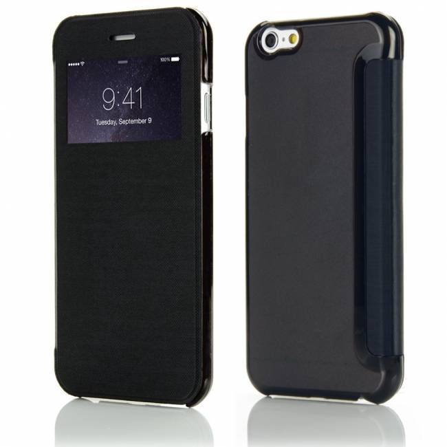 Iphone 6 Plus View Flip Cover huismerk kopen in de aanbieding Iphone 6 Plus View Flip Cover huismerk kopen in de aanbieding