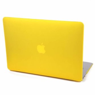Hardshell Cover SmartShell Mat Geel voor de MacBook Air 11 inch