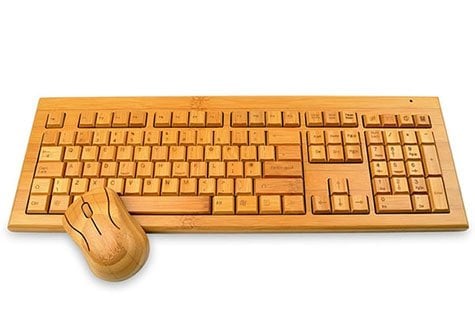 Houten Toetsenbord Met Muis Combi huismerk kopen in de aanbieding