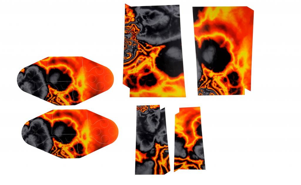 Playstation 4 Sticker Lava huismerk kopen in de aanbieding