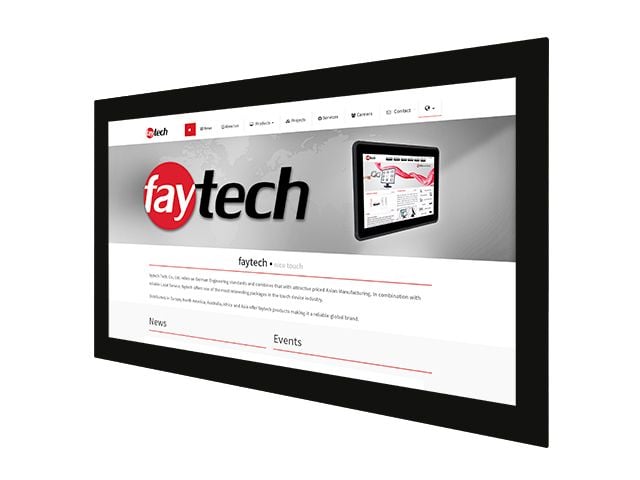 32' Open Frame Capacitive Touch Monitor | faytech Nederland