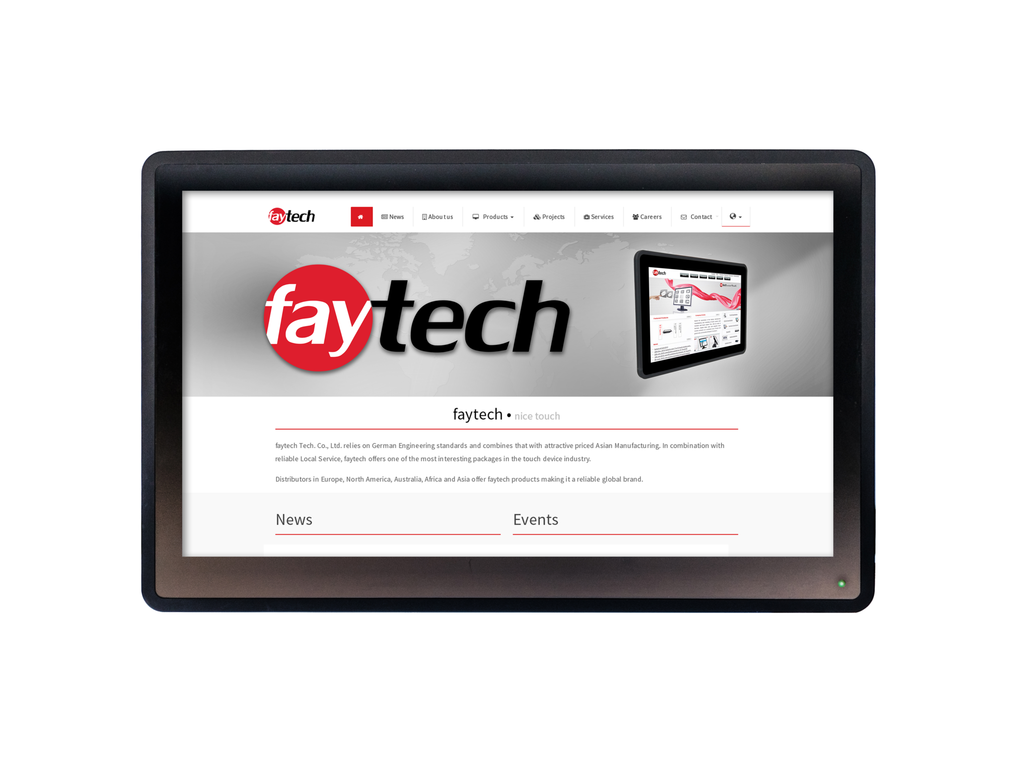 faytech 15,6 inch Embedded touch computer (ARM V40)
