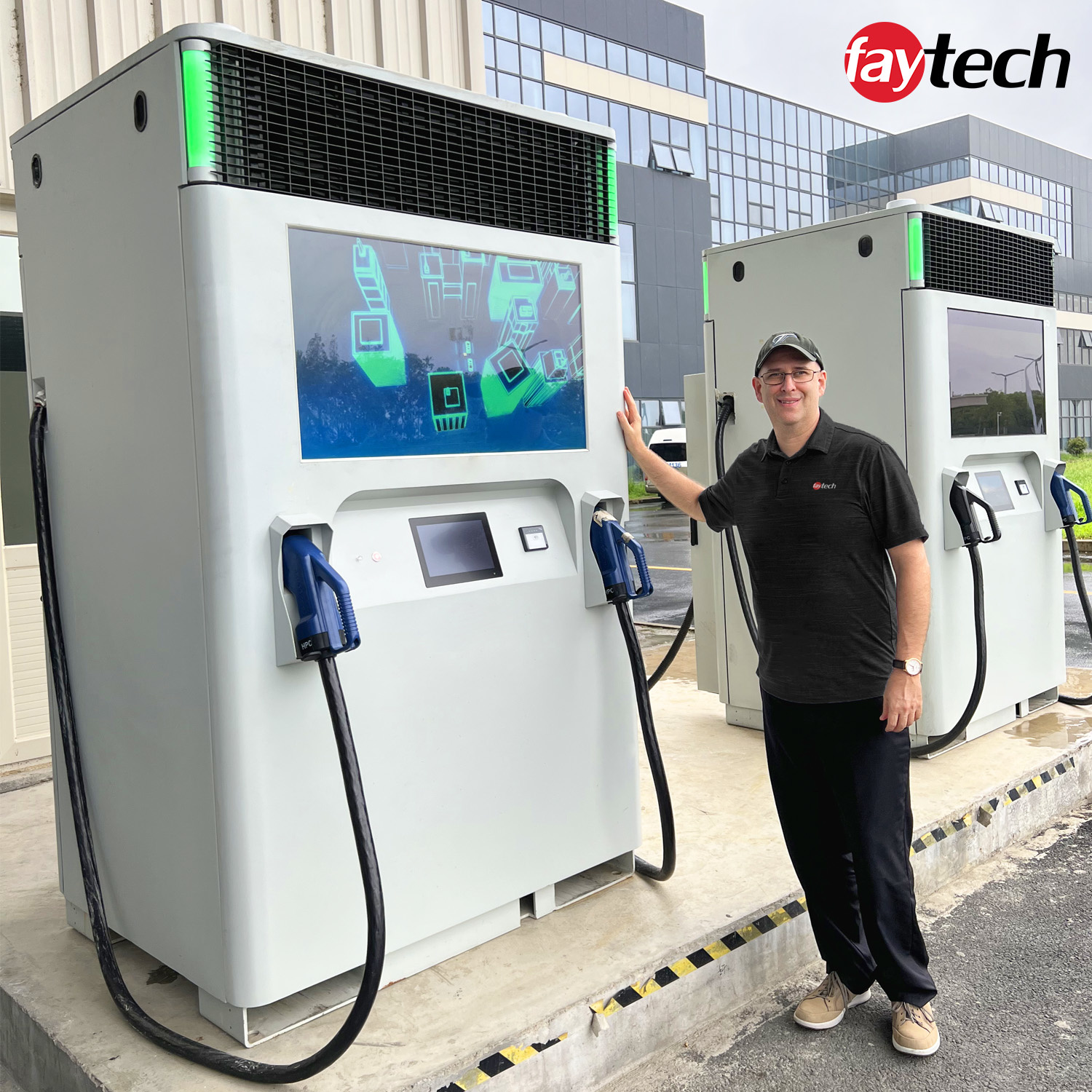 faytech displays voor autonome laadstations