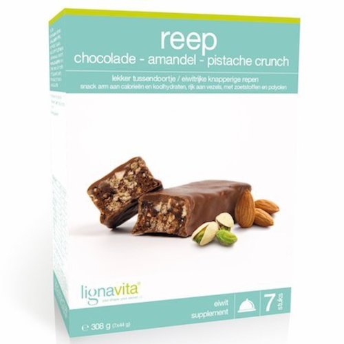 Lignavita Reep Amandel/Pistache/Chocolade Crunch