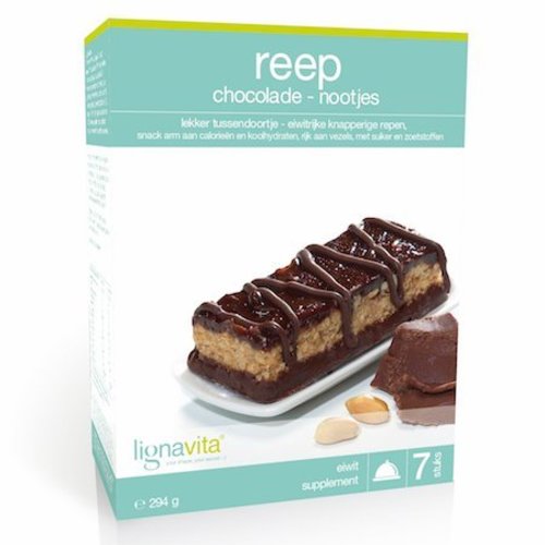 Lignavita Reep Chocolade Nootjes Lignavita Reep Chocolade Nootjes