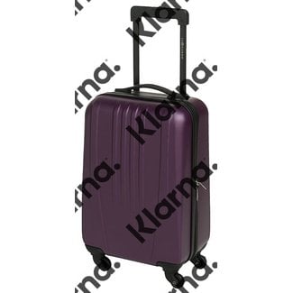 Leonardo Trolley cabin size ABS aubergine