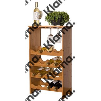 Wijn-, glazenrek (bamboe)