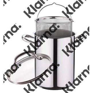 Bergner Roestvrijstalen asperge-/ pastapan met deksel (4,2 l.)