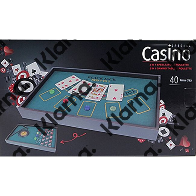 Casino Roulette & Speeltafel (2-in-1)