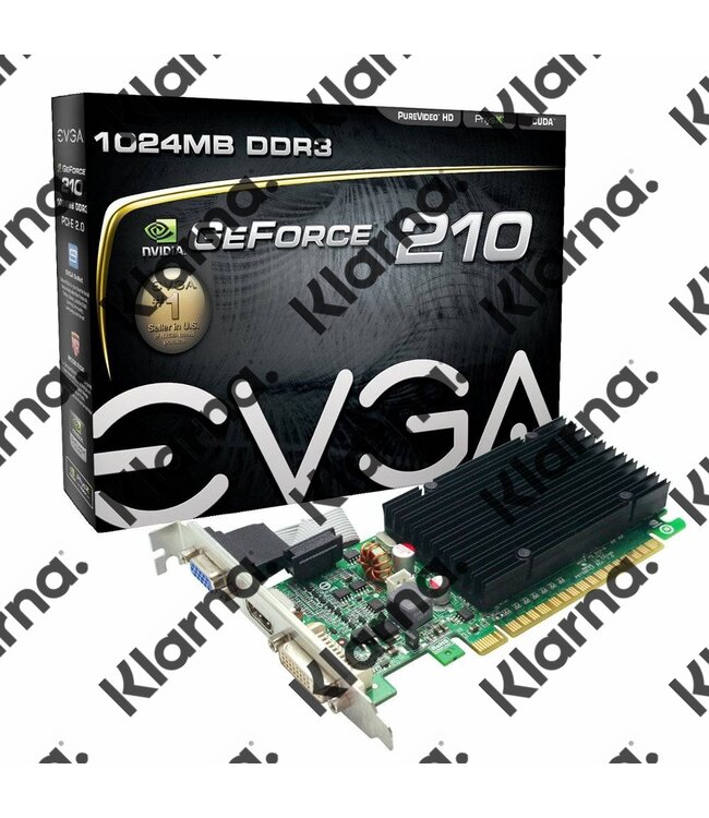 EVGA VGA  GeForce GT210 1GB DDR3 / DVI / HDMI / PCI-E
