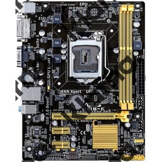 Asus H81M-K / 1150  / SATA-3 / USB3.0 / DVI / mATX moederbord
