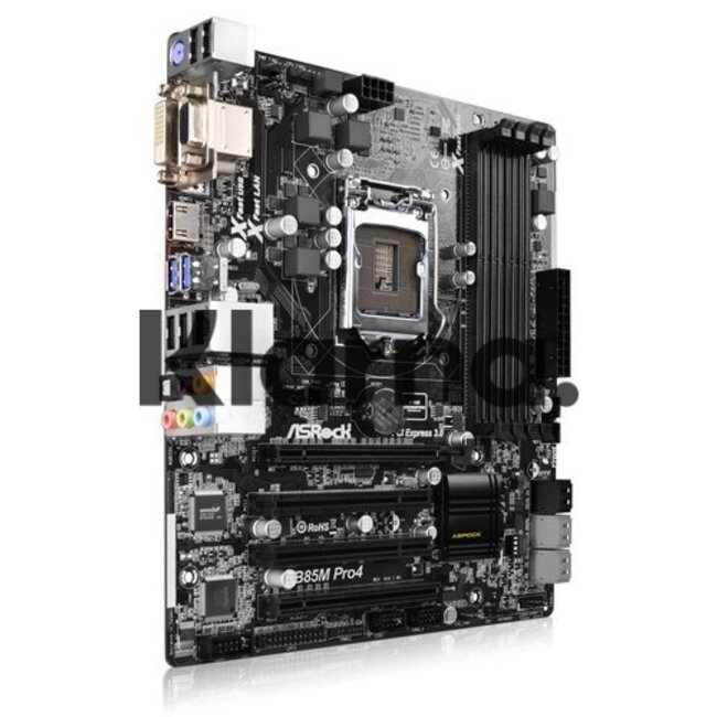 Asrock MB ASROCK B85M Pro4 1150  / 4 x DDR3 / USB3.0 / HDMI / DVI