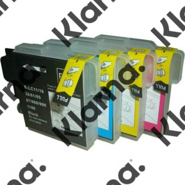 SecondLife Cartridge Second Life Multipack Brother 980 BK, C, M en Y