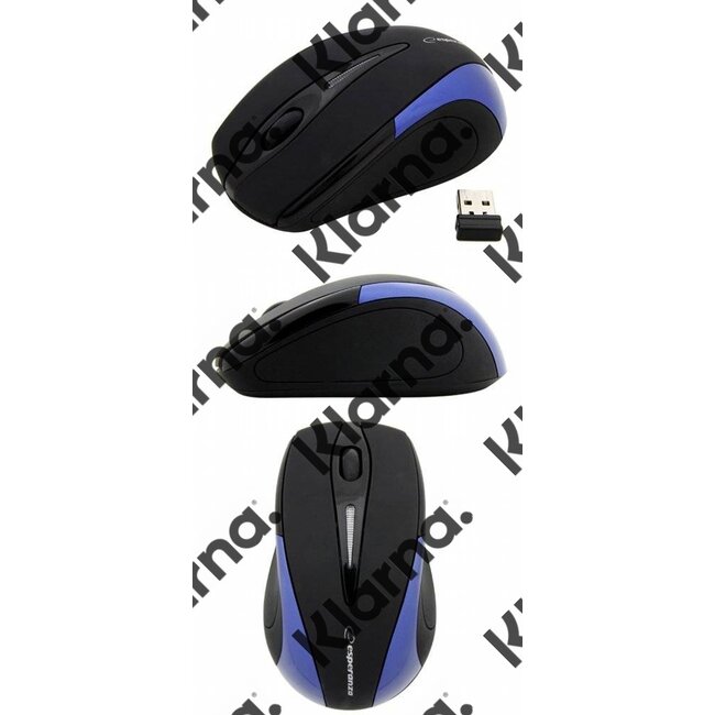Esperanza Wireless Optical Mouse + Nano receiver Blue