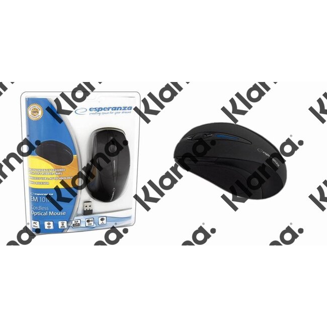 Esperanza Wireless Optical Mouse + Nano receiver Black
