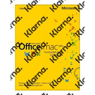 Microsoft MS Office Home en Student MAC 2011 Thuisgebruik en Studenten