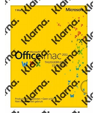 Microsoft MS Office Home en Student MAC 2011 Thuisgebruik en Studenten
