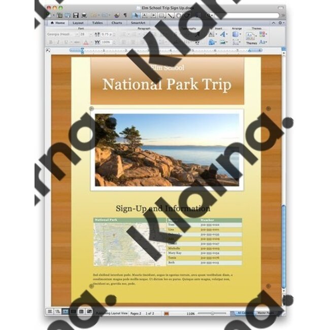 Microsoft MS Office Home en Student MAC 2011 Thuisgebruik en Studenten